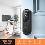Smart Video Doorbell Camera Wireless, AI Human Detection and Instant Alerts, Night Vision, 2-Way Audio, Battery Powered, Cloud Storage Sold Seperately, 2.4G WiFi (Chime Included) - Image 2