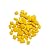200 g Irregular Shapes Glass Mosaic Mosaic Tiles for Crafts, Colorful Stained Glass Pieces for Mosaic Projects - Yellow