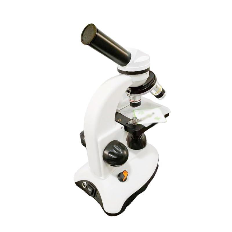 Microscopio biológico de 5000 aumentos con Fuente de luz Experimental de Alta Potencia.