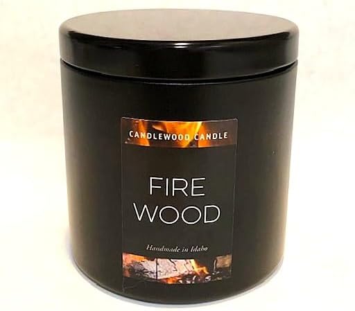Firewood Scented Wood Wick Candle, No Fireplace in Your Home, 14 oz Since 2012