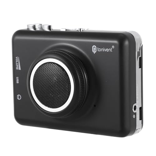 Holibanna Reproductor de Cassette USB con Altavoz Desmontable Convertidor de Cassette para Digitalizar Antiguas y Reproducir Pc o Reproductores de