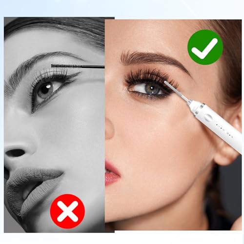 Rizador de pestañas eléctrico 3 en 1 con bolsillo, rizador de pestañas calentado 5 s, calentador, moldeador de pestañas con 3 temperaturas, 3 cabezales de cepillo y 3 modos de rizo, perfecto para - imagen 6