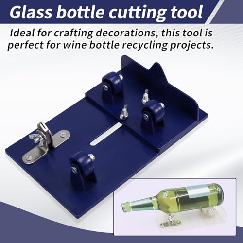 Coupe-bouteille de vin réglable pour couper le verre proprement sans bris - 8
