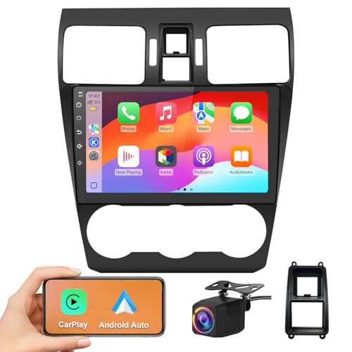 AWESAFE Car Radio Stereo for Subaru Forester WRX Impreza 2013 2014 2015 Android 13 2GB RAM 64GB ROM with CarPlay Android Auto Bluetooth