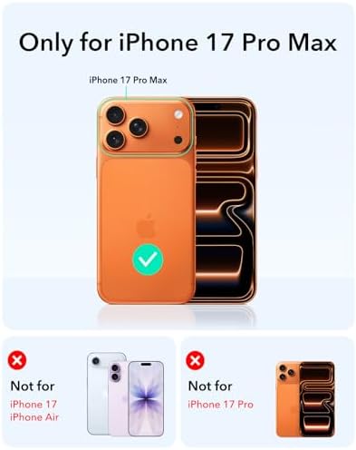 ESR iPhone 17 Pro Max için Stash Standlı Kılıf, Kamera Kontrollü 7X Askeri Sınıf Düşme Koruması, Darbe Emici Telefon Sağlam Kapak, MagSafe Aksesuarlarıyla Uyumlu, Siber Serisi, Mavi - Görsel 2