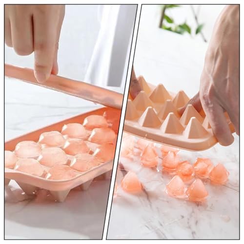 Moldes para cubitos de hielo DOITOOL 4 piezas con tapa miniatura 3