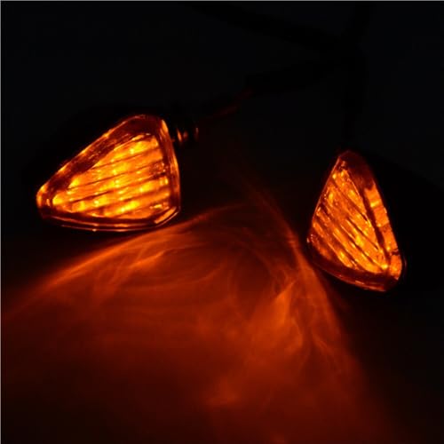 Luces indicadoras de giro de 8mm que evitan alcances traseros en moto 4