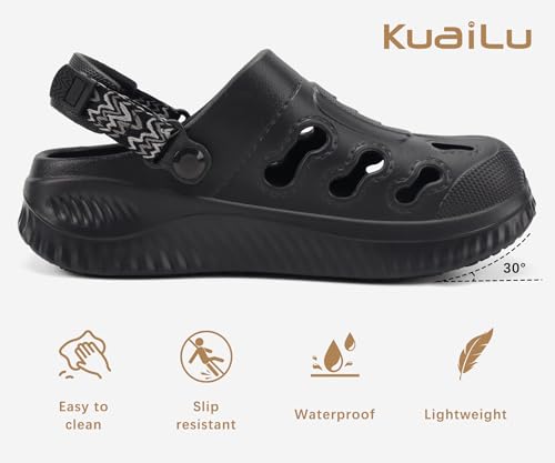 Image of KuaiLu Womens Classic Recovery Clogs Comfortable Walking Cushion Sandals for Women Relif Plantar Fasciitis Ladies Orthotic Arch Support Slip-on Mules, Adult Slip Resistant Shoes