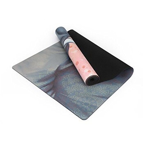 Licyen*-D Yoga Mat Yoga Mat Pu 5mm Environmentally Friendly Delicious Fitness Mat Yoga Mat For Gym Family Non Slip Fitness Exercise Mat