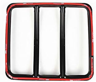 Metal Rear Tail Light Lamp Protector Trim Cover 2pcs for Jeep Wrangler JL 2018-2019