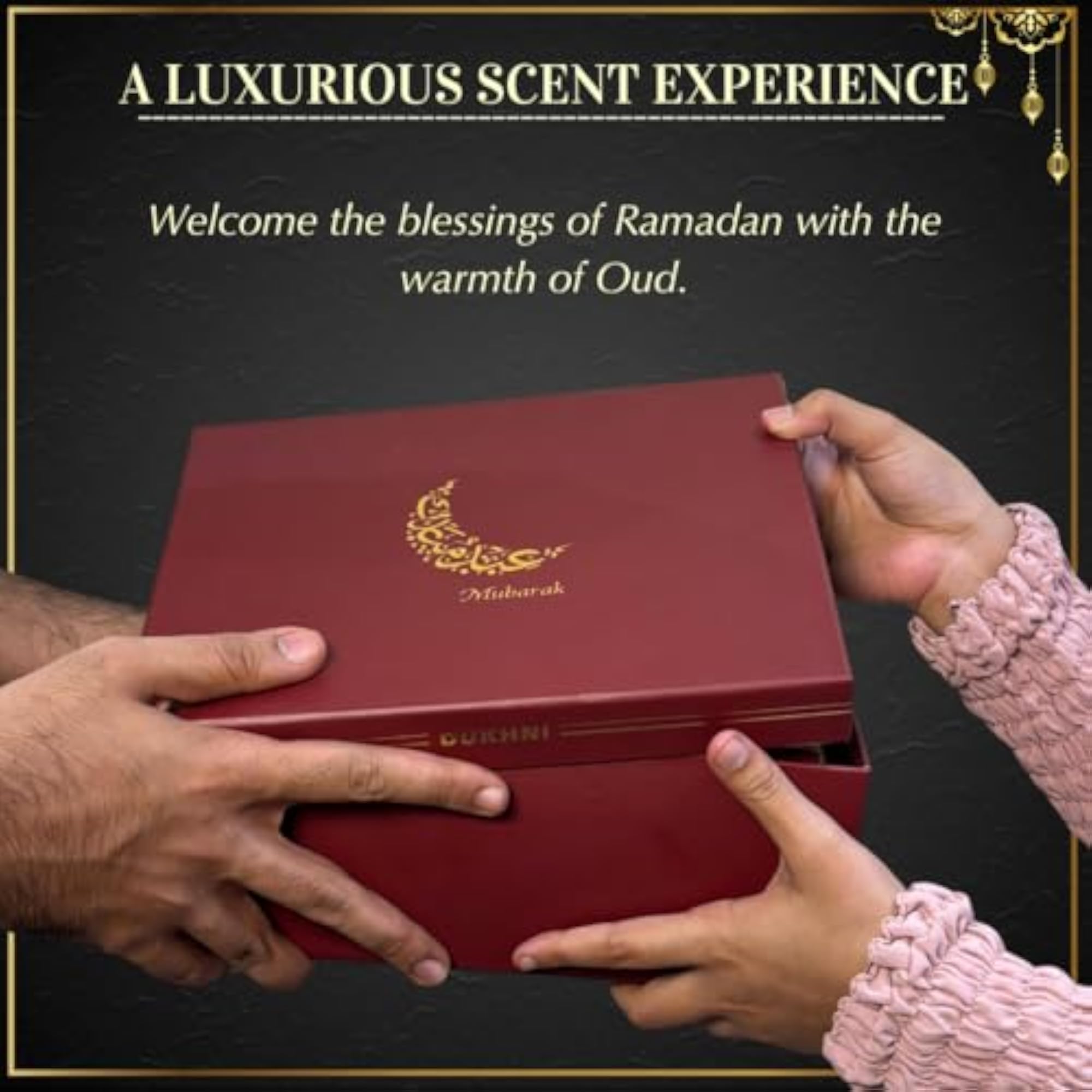Dukhni Oud Box with Diffuser Oil & Accessories