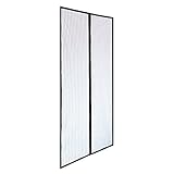 Cortina mosquitera magnética Negra estándar 140 x 240 euronovità en-23827