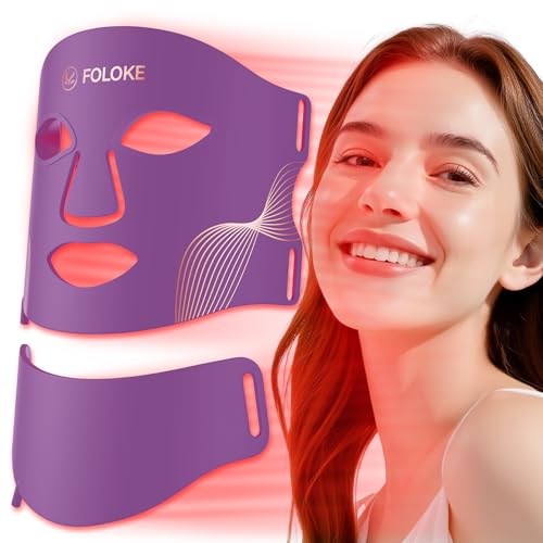 LED Light Therapy Mask Skin Care Mask, LED Red 630±5nm &amp; NIR 830nm Wavelength for Home Use (OLIVE) (Cobalt Blue)