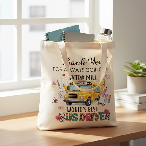 Bolsa tote para conductora de autobús escolar miniatura 3