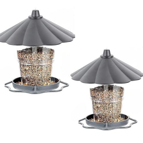 Taoying Mangeoire pour Oiseau,extérieur Mangeoire Lanterne Oiseaux, imperméable, Suspendue Convient pour la Cour de la Maison,Bird feeders for Outdoors