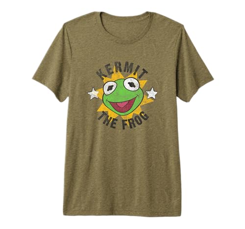 T-shirt Kermit the Frog original vêtement homme et femme collection Muppets Disney vert