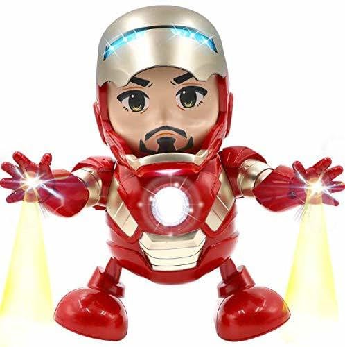 Mega Star Dance Hero Iron Man Robot Toy for Kids, Dancing Iron Man with 360 Degree Rotation Lights & Music Toy, Battery Operated |Iron Man Robot| |Multicolor| (B0D4H2JDNR) Amazon Price History, Amazon Price Tracker