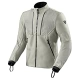 REV'IT! Revit Surface Giacca tessile da moto, grigio chiaro, S
