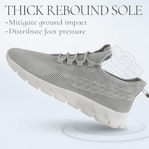 Image of Sneakers for Men Running Shoes Lightweight Tennis Walking Athletic Gym Workout Casual Summer Slip on Slippers