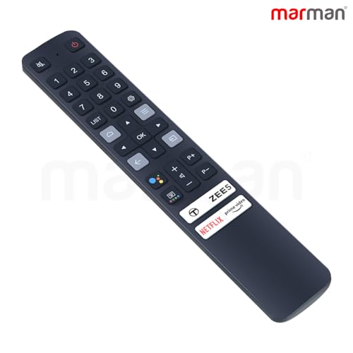 Image of marman Compatible TCL TV Remote Control Smart Original Model RC901V FMR5 Bluetooth Voice Command with YouTube Prime Video Netflix Hot Keys Suitable for Smart 4K Android Television - Pairing Must !