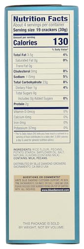 Image of Blue Diamond NutThins Cracker Snacks, Pecan, Boxes, 4.25 oz