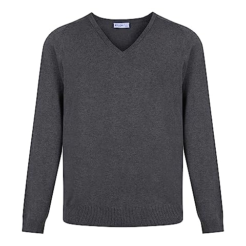 Trutex Unisex Cotton V Neck Jumper Cover