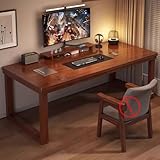 【Matériau de Haute Qualité】Le bureau du bureau gaming est composé d'une planche de bois épaisse de 15 mm et de pieds en bois massif, garantissant son excellente durabilité. Qu'il s'agisse d'une utilisation de bureau à long terme ou d'un divertissement de jeu à haute intensité, il peut fournir un support fiable