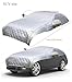 Car Cover Against Hail, Windshield Hail Protector Car Cover, Thicken Hail Cover for SUV, Hail Blanket,Dustproof Snowproof for Sedan and Hatchback (Silver,SUV)