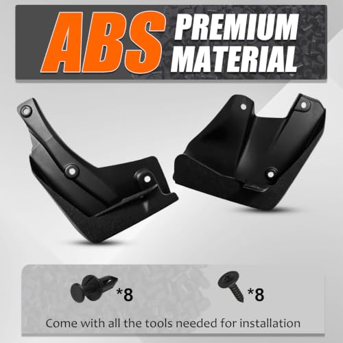 Image of Mud Flaps Splash Guards for 2026 Subaru Outback (Not for Wilderness), Durable ABS Mud Guards, Protects Against Mud, Rocks, and Debris, 2026 Subaru Outback Accessories (4PCS)