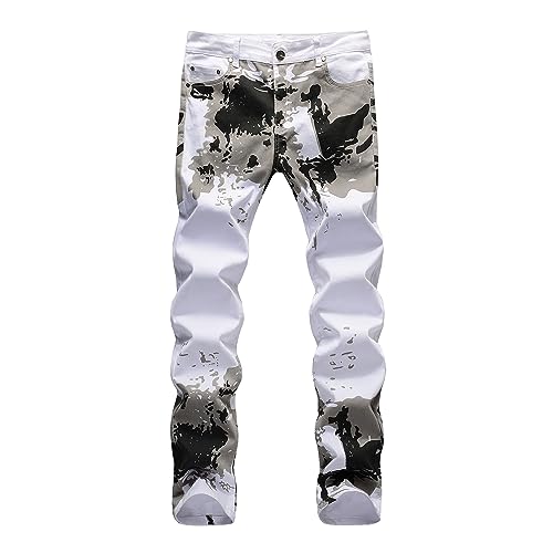 Jeans hip hop pour homme pantalon slim extensible qui allie confort et coupe serrée