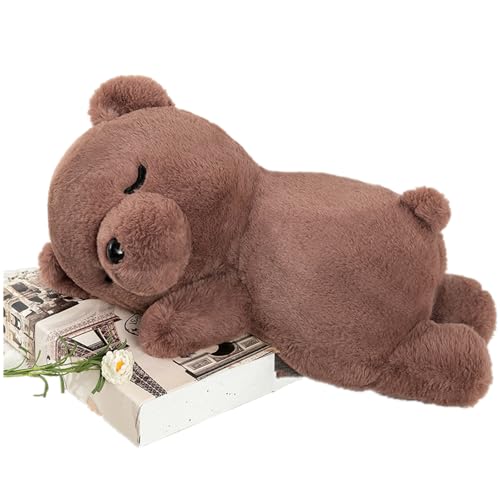Tezituor 20 inch Big Teddy Bear Stuffed Animals Sleeping Plush Toy, Cute Stuffed Koala Bear Toy Soft Brown Bear Plush Pillow for Kids