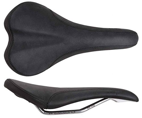Charge Bikes Spoon Saddle, CrMo - Black/Black Logo + 3M Reflect