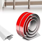 🔹🔹【Fácil de instalar】: Nuestra bandeja portacables autoadhesiva viene con material autoadhesivo, que tiene buena adherencia y es muy conveniente de instalar.Es muy adecuado para ocultar y organizar cables, cables como cables de TV, lámparas de pie y cables de ventiladores, etc. Utilice nuestro conducto de cable de piso de PVC para mantener el campo ordenado.