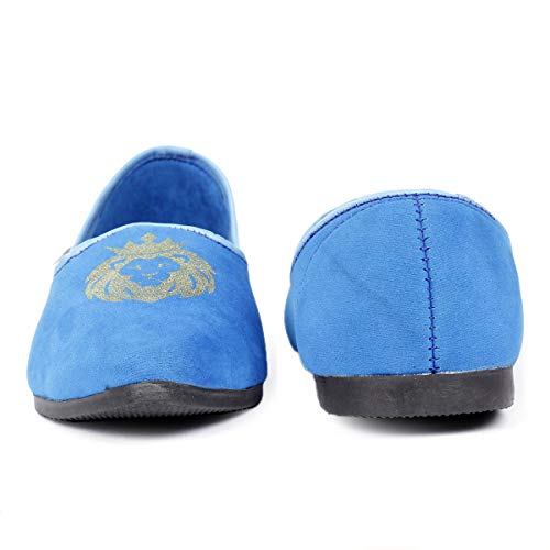 Image of YUVRATO BAXI Men's Suede Material Fashionable Casual Punjabi Jutti, Nagra and Mojari