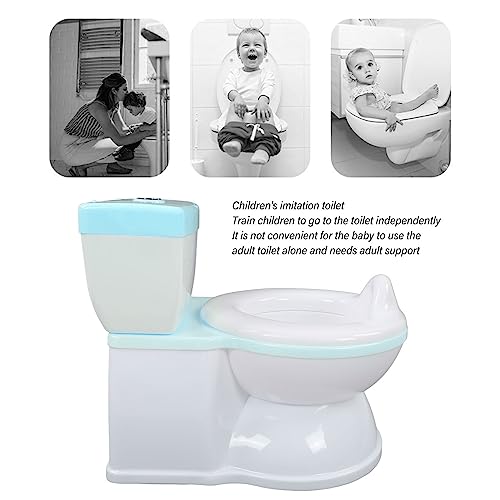 Potty Training Toilet, Assento de Toalete Infantil, Simulação Móvel Ecológica para Bebês (Azul)