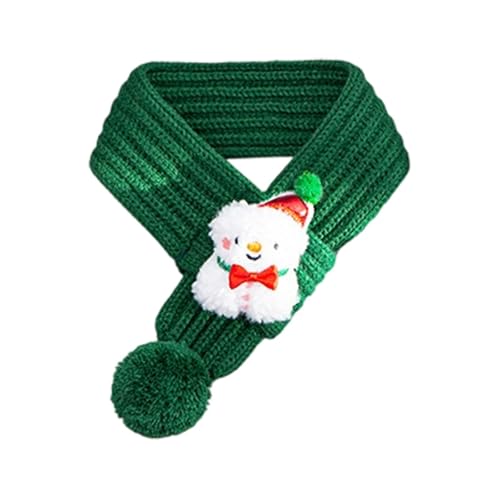 Generisch 2026 Collier écharpe réglable en tricot doux pour chat et chien Confortable et chaud pour l'hiver Vêtements tendance (A, L)