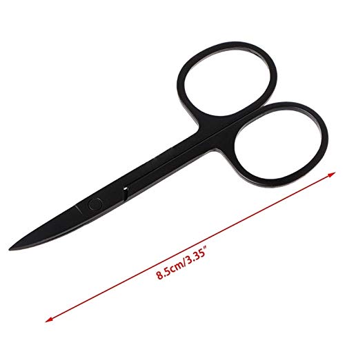 Tijeras de cocina, nueva tijera profesional para uñas, manicura para uñas, cejas, nariz, pestañas, tijeras para cutículas, herramientas de maquillaje de pedicura curvadas