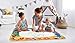 VISSETO X-Large Aqua Magic Mat 40x28’’ | Kids Educational Toys Aqua Mat | Kids Painting Reusable Water Drawing Doodle Mat | Color Writing Mat Gift for Girls, Boys