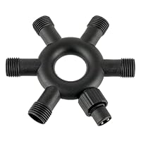 HUAREW Verteiler Lichterkette, Splitterverbinder für Lichterketten, 2 Pin Verteiler Weihnachtsbeleuchtung, Splitter für Innen Außen Lichtvorhang, für Saiten, Netz, Eiszapfenlichtern(6 Wege)