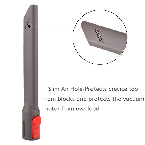 Image of Fullclean Extension Hose and Crevice Tool Compatible with Dyson Gen5 V15 V15s V12 V11 V10 V7 V8 V9 Absolute Detect Torque Drive Cyclone Cordless Handheld Vacuum Cleaner