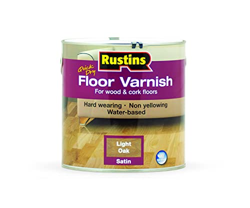 Rustins Floor Varnish Light Oak 2.5L Satin