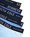 Kenneth Cole Men's Underwear - Cotton Stretch Boxer Briefs with Pouch - 5 Pack Classic Multipack Boxer Briefs for Men (S-XL), Size Large, Navy/Blue/Marina/Windsurf