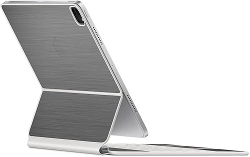 Vista 84 de SopiGuard Skin for 2021 Magic Keyboard Case 12.9 - Adhesivo de vinilo de precisión de borde a borde superior, teclado y panel trasero (gris carbono)