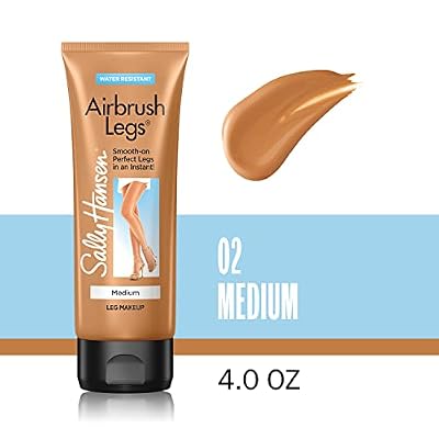 Sally Hansen Airbrush Legs, Leg Makeup, Medium, Easy Application, Flawless Looking Legs, Water Resistant, Transfer Proof Lotion