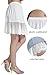 BEAUTELICATE Skirt Extender with Lace Trim Vintage Underskirt 100% Cotton Half Slip