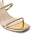 DREAM PAIRS Women Heels Chunky Square Open Toe Strappy Ankle Strap Block High Heeled Sandals for Dressy Wedding Comfortable Shoes,Size 8,Gold,DWUMHS2529