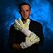 Renegade GK Vortex Wraith Goalie Gloves | 3.5+3mm Hyper Grip & 4mm Duratek | Neon Yellow & Blue Soccer Goalkeeper Gloves (Size 7, Youth, Roll Hybrid Cut, Level 3)