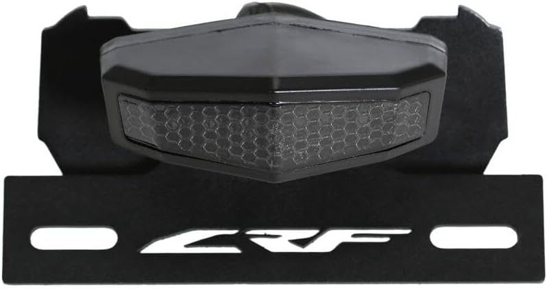 CRF450L CRF450RL Fender Eliminator Kit Compatible with 2019-2024 CRF 450L 450RL Tail Tidy License Plate Holder Brake Light Turn Signals (Smoke)