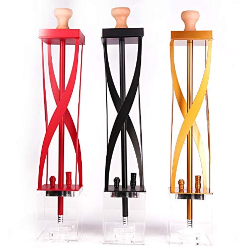 SSOLEREIT Club Acryl Huka mit einem Schlauch Big Smoke und bunten LED-Licht Shisha Set mit Wärmemanagementsystem Shisha… – Bild 5