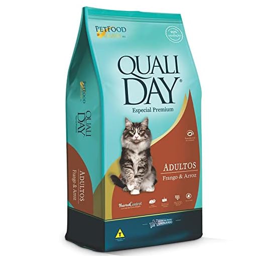 PET FOOD SOLUTION Ração Qualiday para Gatos Adultos Sabor Frango 1kg